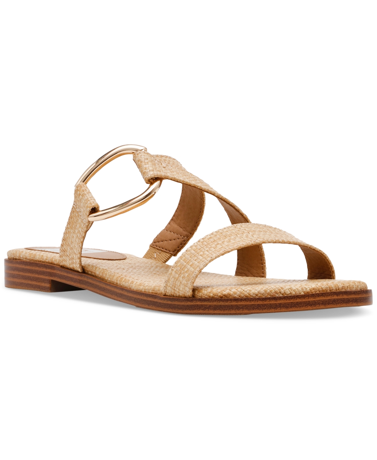 Women's Elaine Strappy Flat Sandals - Raffia