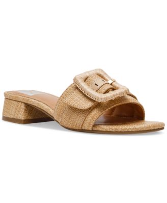 DV Dolce Vita - Women's Nayte Block-Heel Buckle Slide Sandals