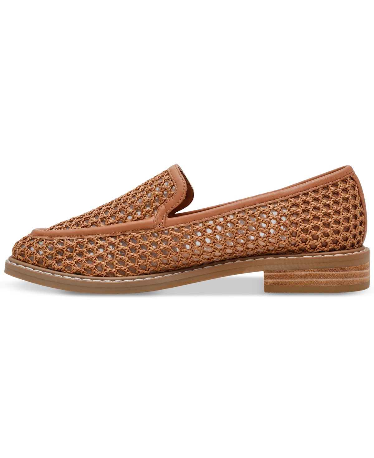 Dv Dolce Vita Women's Fran Woven Slip-on Loafers In Latte