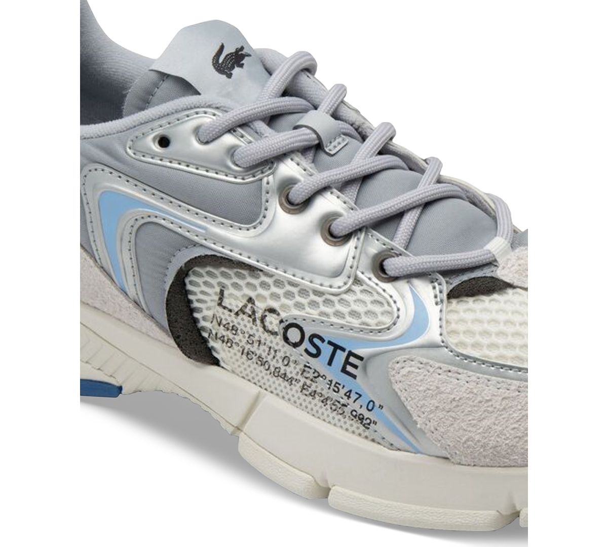 Lacoste Men's L003 Neo Lace-Up Sneakers -Pastel Grey