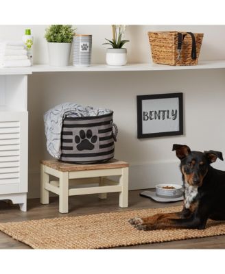 Collapsible Pet Storage Bin Stripe/Paw Patch