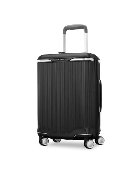 Чемодан Samsonite Silhouette 18 Expandable Hardside Carry-on Spinner, цвет: Чёрный