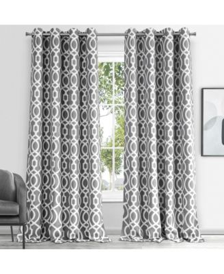 Trellis Blackout Window Panel 54" W x 84" L