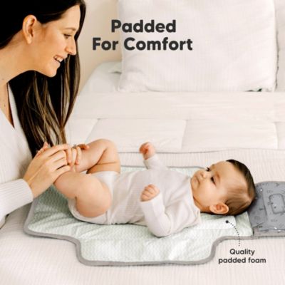 Ezee Diaper Changing Pad, Portable Diaper Changing Mat, Waterproof Foldable Diaper Changing Pad