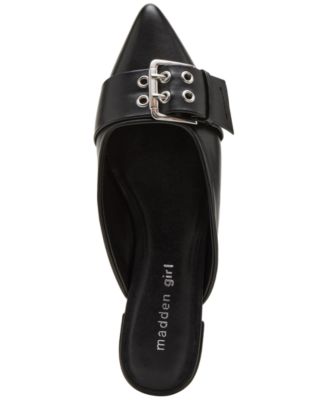Denveerr Buckled Slide Loafer Mules