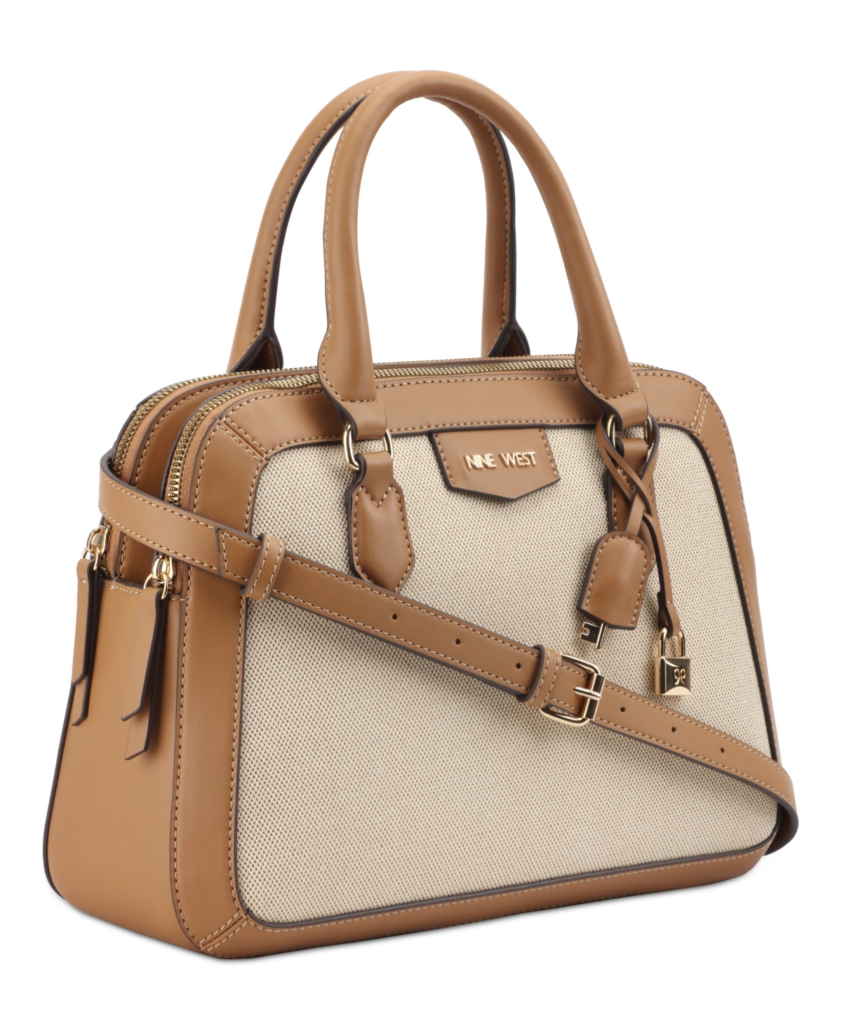 NINE WEST DESIGNER CIBRINA DOME SATCHEL BAG 