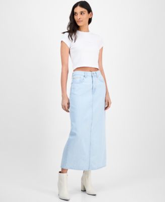 [カルバンクライン] CK JEAN Women's Maxi Denim Skirt ☆☆ Calvin Klein Jeans Women's Denim Maxi Skirt - Macy's