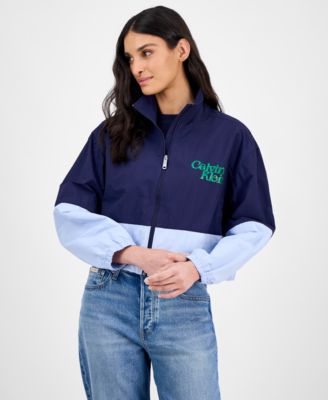Calvin Klein Jeans - Women's Colorblock Windbreaker Jacket