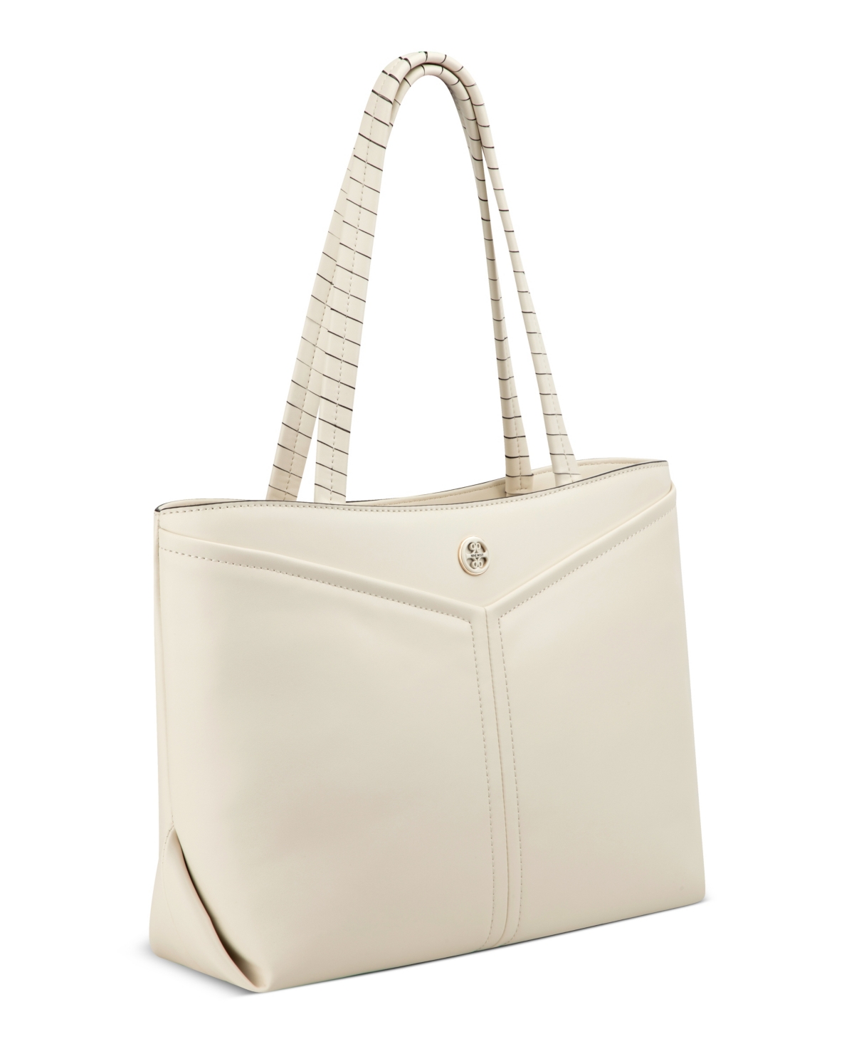 Nine West Erina Triple Compartment Tote Bag In Chic Cream