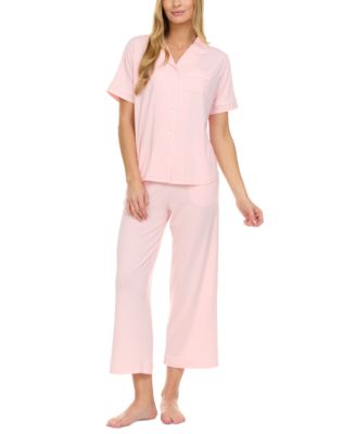 Women's Annie Notch Top and Capri Pajama 2-Piece Set