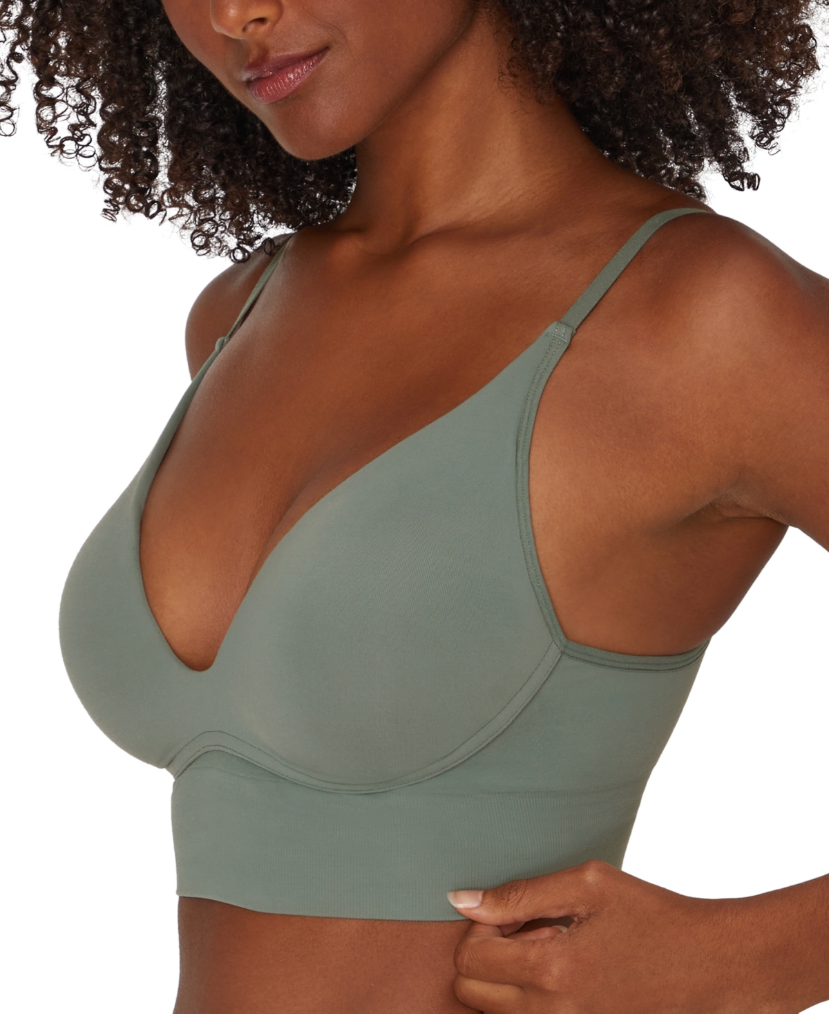 Maidenform M Lift Bralette Dm2316 In Pewter Green