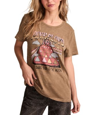 Lucky Brand - Women's Pink Floyd Dark Side Of The Moon Cotton T-Shirt