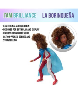 - La Borinquena. 6" dolls. Each character explores a fascinating career option, with articulation meant to bring the dolls into a variety of poses, all with soft goods and rooted hair for fun styling!