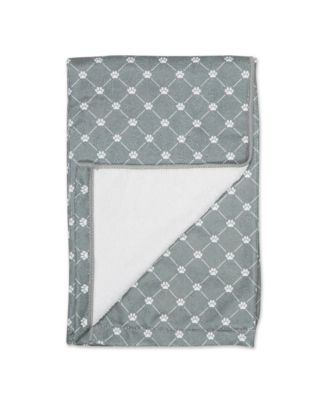 Microfiber Trellis Printed Large Single Pet Towel