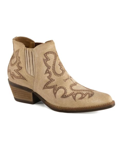 Женские ботинки Forastero Western Style Leather Booties, цвет: Светлый бежевый