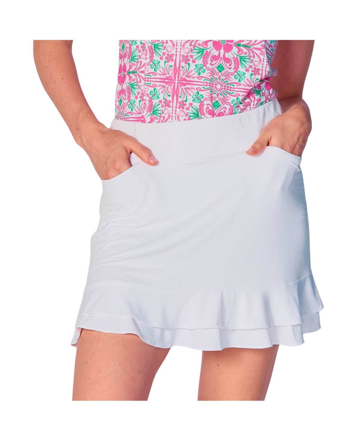 Women's G Lifestyle Double Ruffle Skort - Bt peri