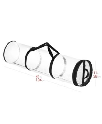 Premium Holiday Gift Wrapping Paper Storage Organizer Bag - Fits Up To 14 Rolls of 40”