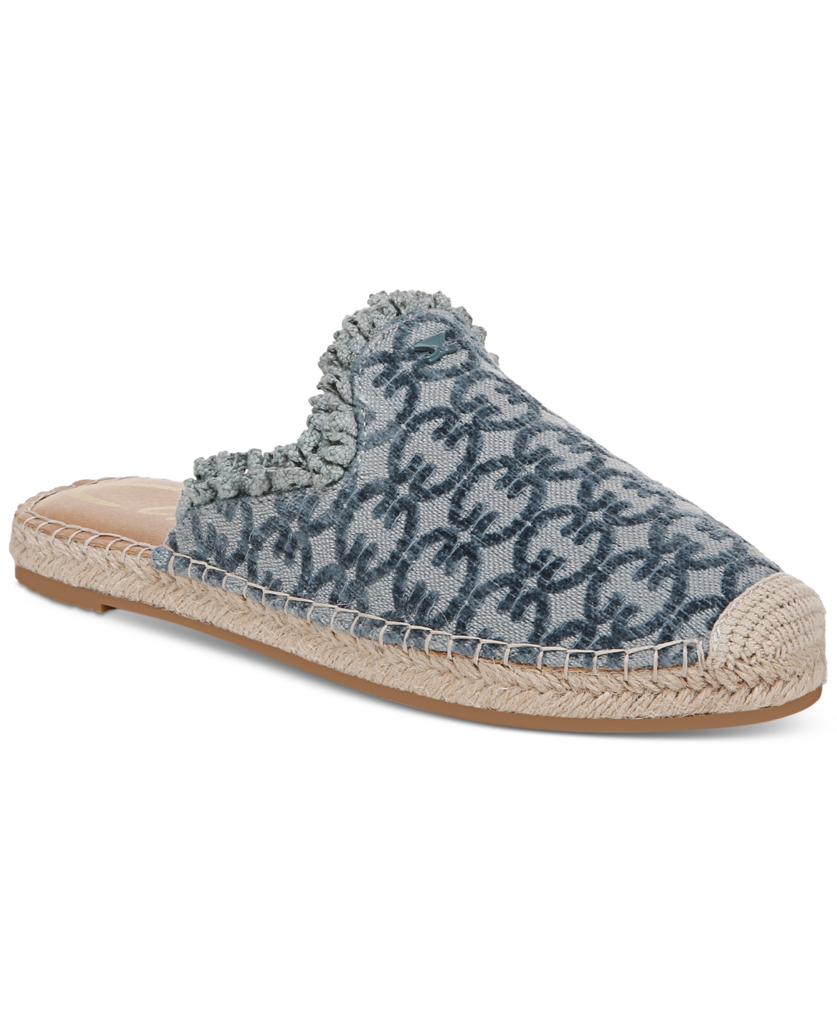 Circus Ny By Sam Edelman Mallory Ruffle Mule Slides In Tide Teal Logo