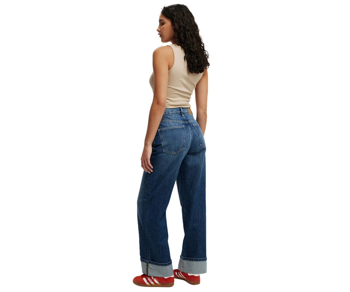 Cotton On Women's Loose Cuff Jean