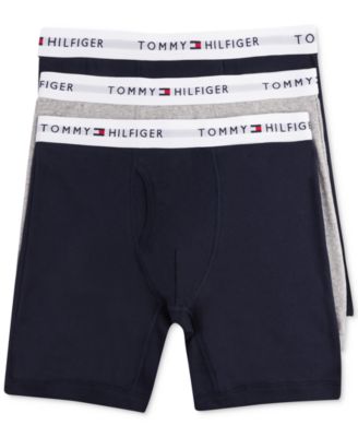 Tommy Hilfiger Men/'s Boxer Briefs 2 Pack Large Black Blue White Red Gray New TH