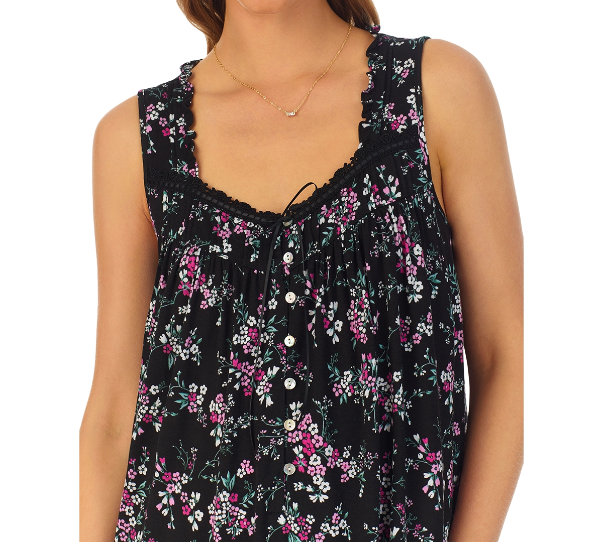 Eileen West Women's Sleeveless Ballet Nightgown
