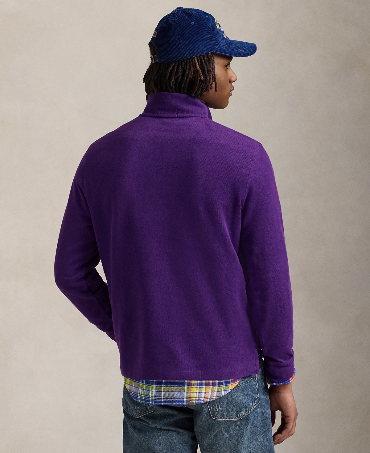 Polo Ralph Lauren Men's Estate-Rib Cotton Quarter-Zip Pullover