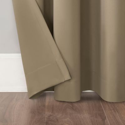 Sun Zero Saxon Energy Saving Blackout Grommet Curtain Panel