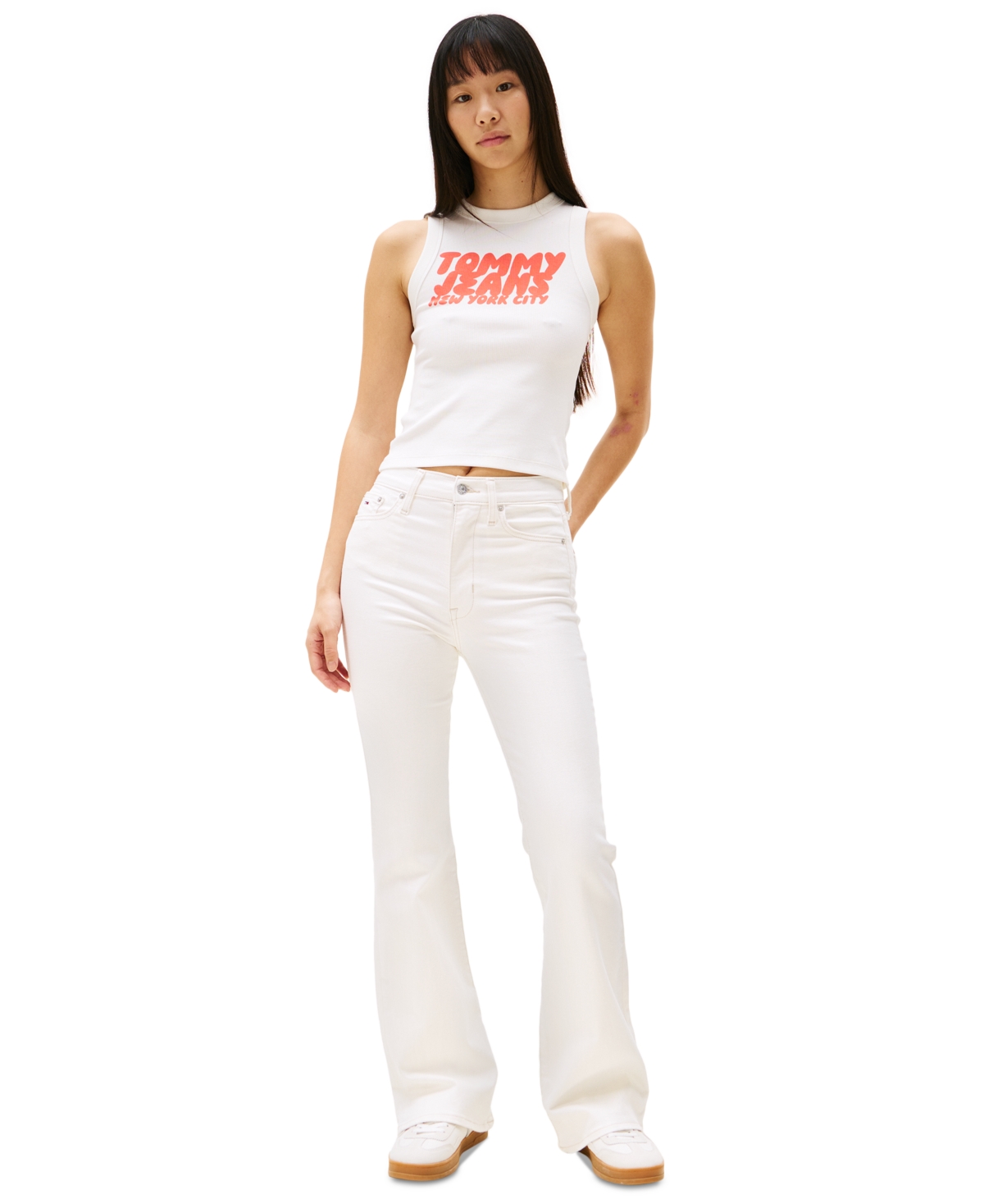 Women's Sylvia High-Rise Flare Jeans - Denim White