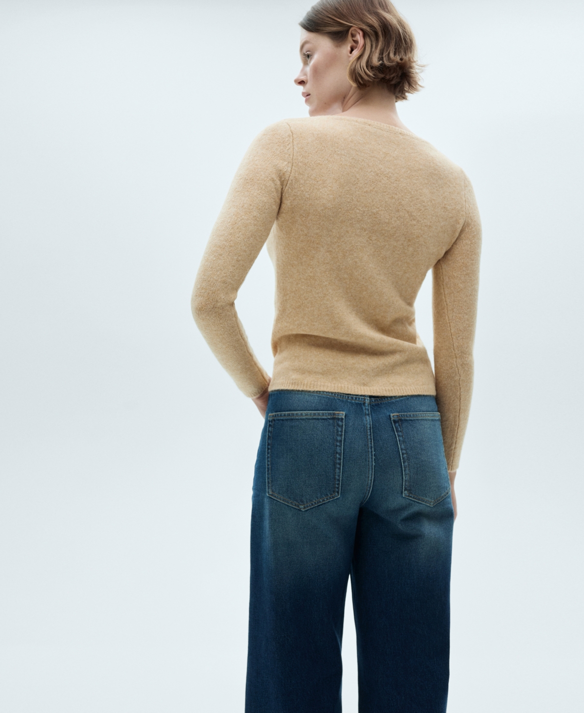 Mango Women's Fine-Knit Boat-Neck Sweater