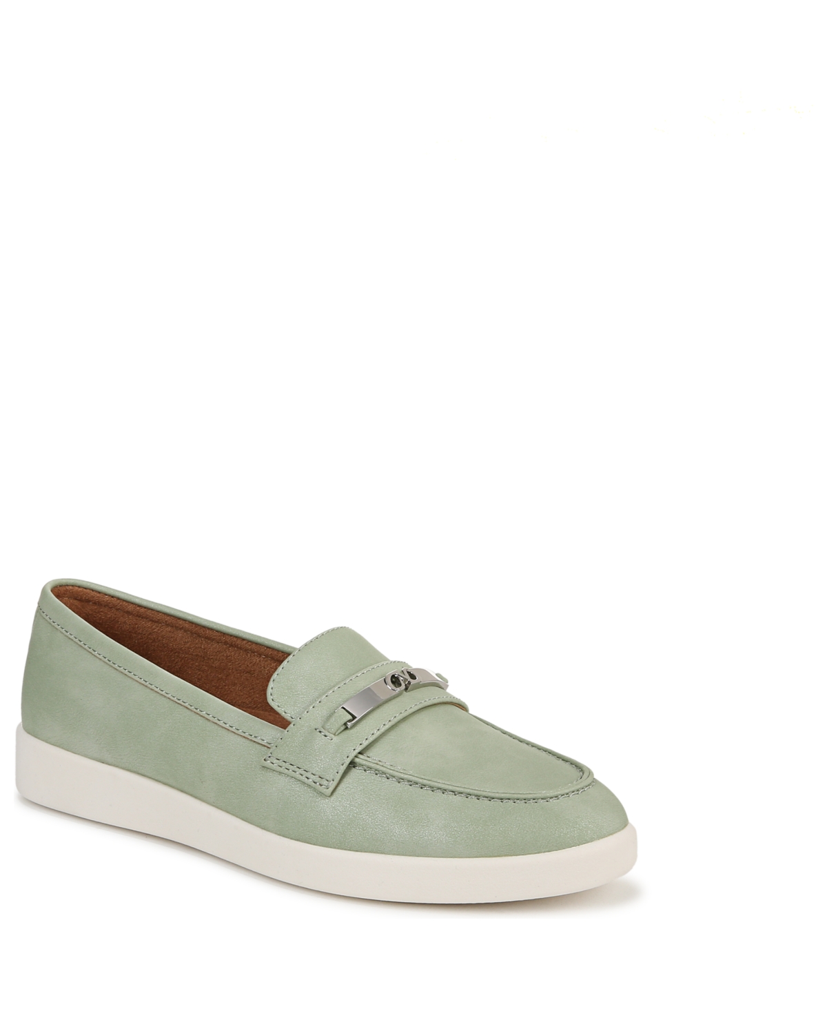 Women's Isla Hybrid Penny Loafers - Pistachio Green Faux Leather