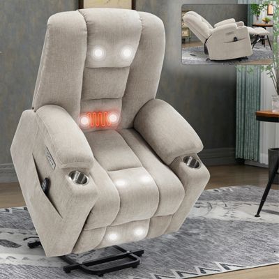 Power Lift Recliner with Massage & Heat