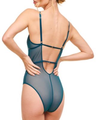 Women's Rosie Crotchless Bodysuit Lingerie