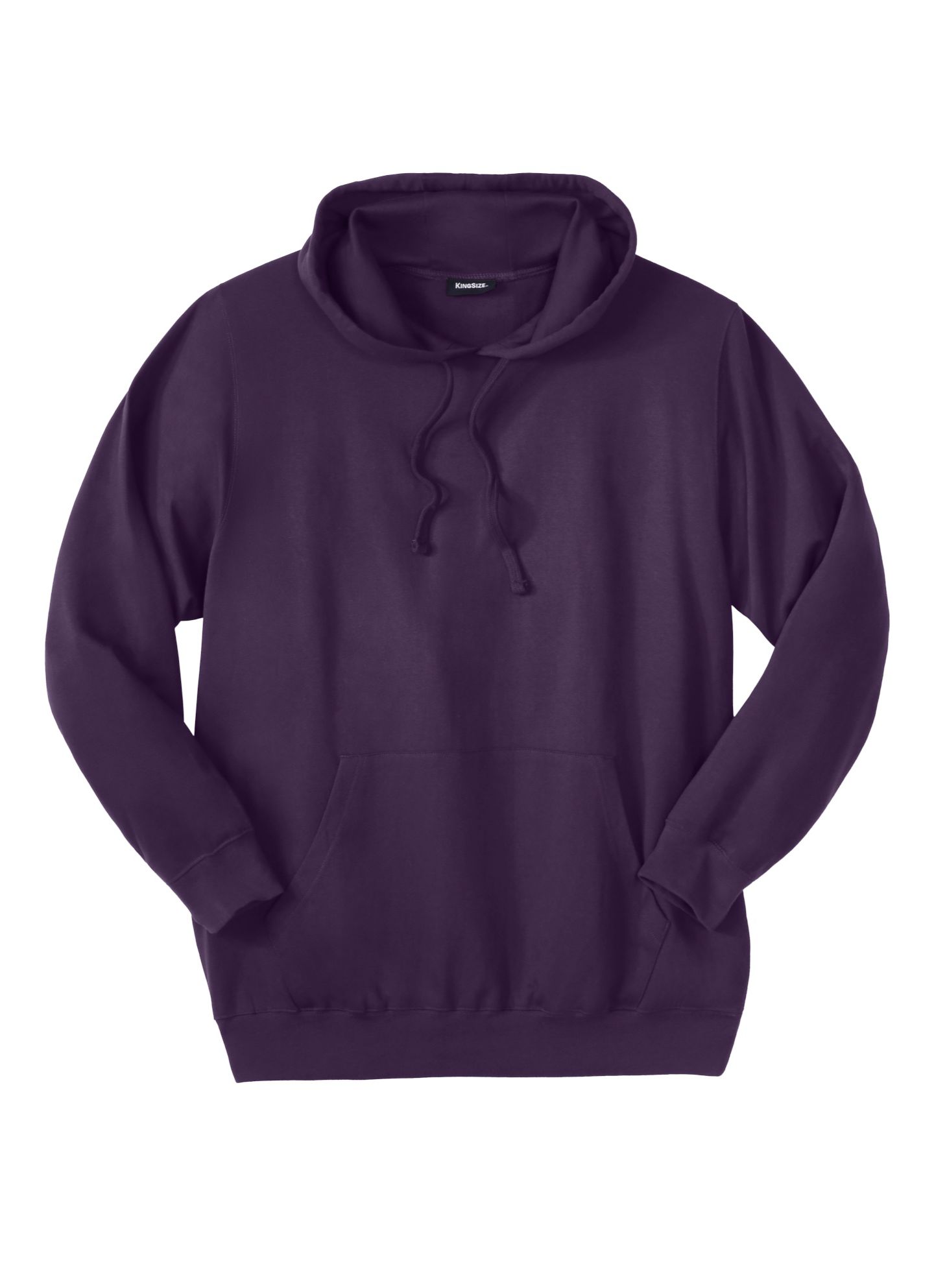 Мужской свитер KingSize Ultra-Comfort Fleece Pullover, цвет: Ежевичный — фото 2