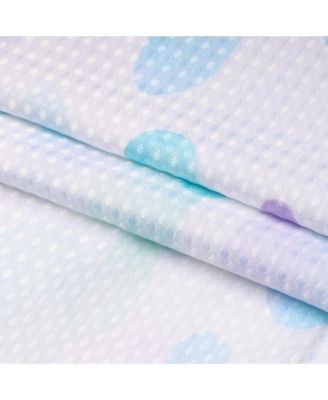 Watercolor Painter Dots Texture Shower Curtain, 72"X72"