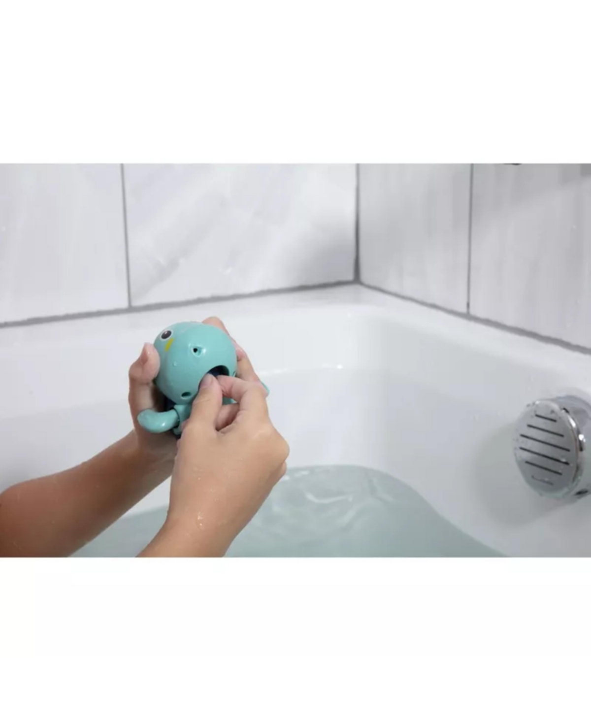 Sperric Toddler Floating Turtle Bath Toys 1-3, Wind-Up Swimming Toys Girls, Fun Cute Pool Toys Safe and Durable Bathtub Water Toys, 3-Pack - Assorted