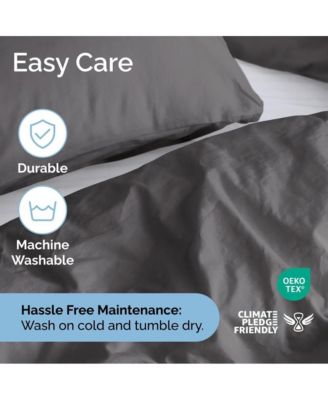 Premium Microfiber Duvet Cover Set - Twin