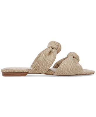 Marissa Knotted Flat Slide Sandals
