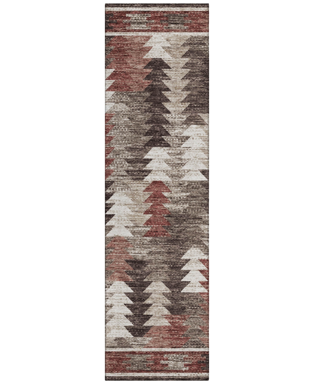 Addison Chantille Acn798 2'3''x7'6'' Runner Area Rug In Chocolate