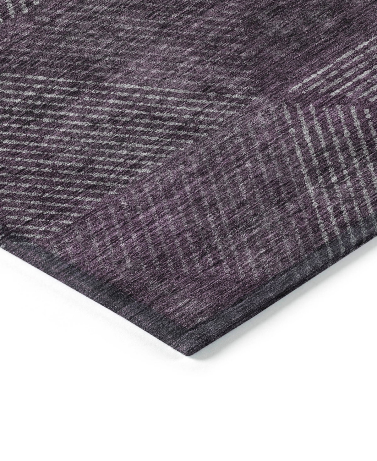Addison Chantille Acn777 3'x5' Area Rug In Eggplant