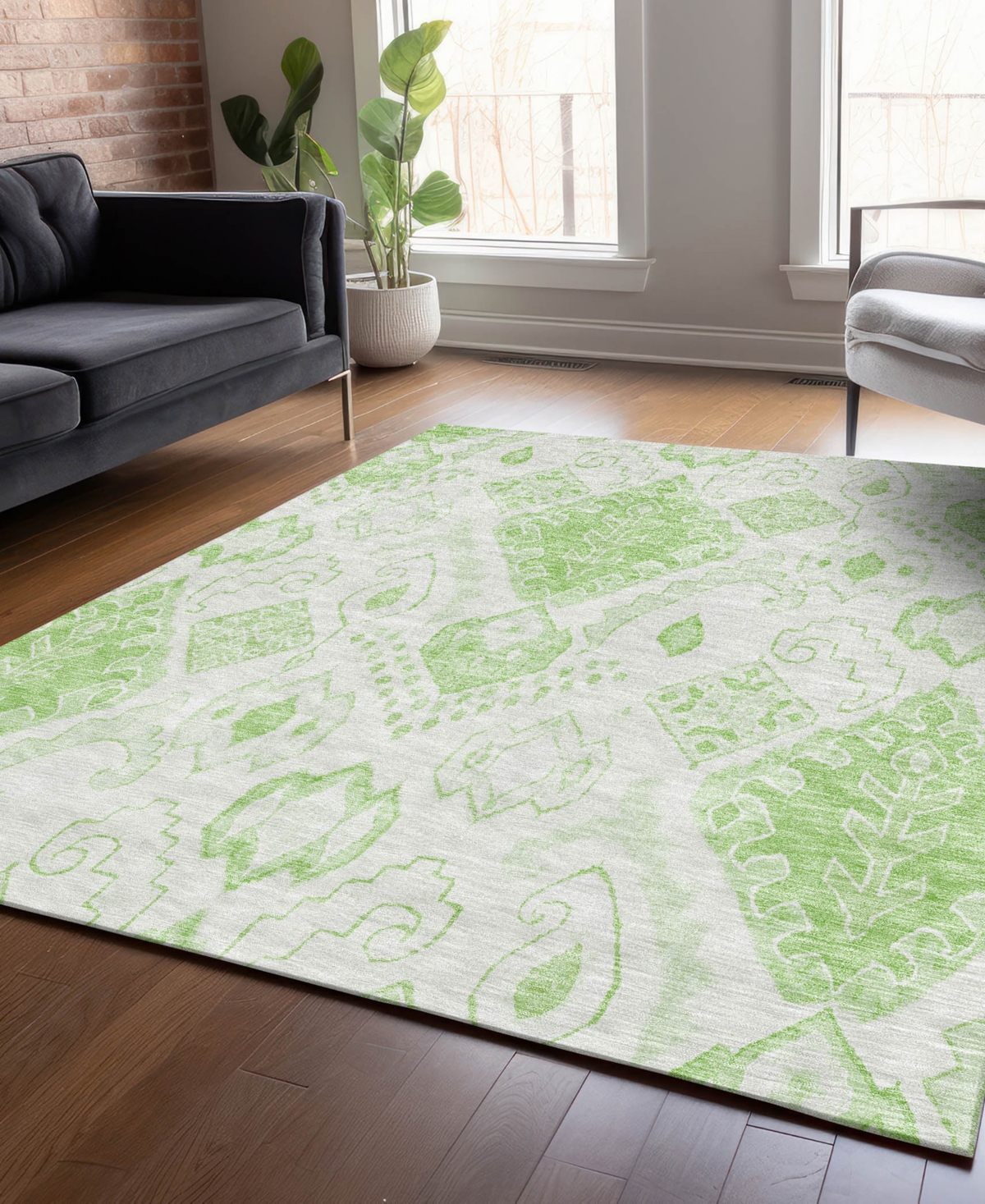 Addison Chantille Acn776 8'x10' Area Rug In Sage
