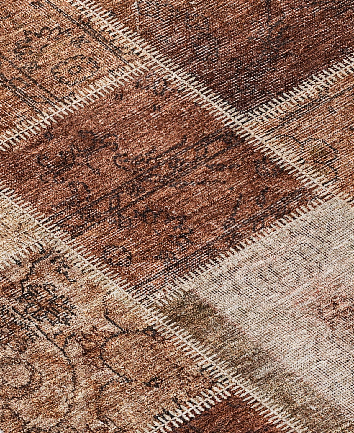 Addison Chantille Acn772 9'x12' Area Rug In Paprika