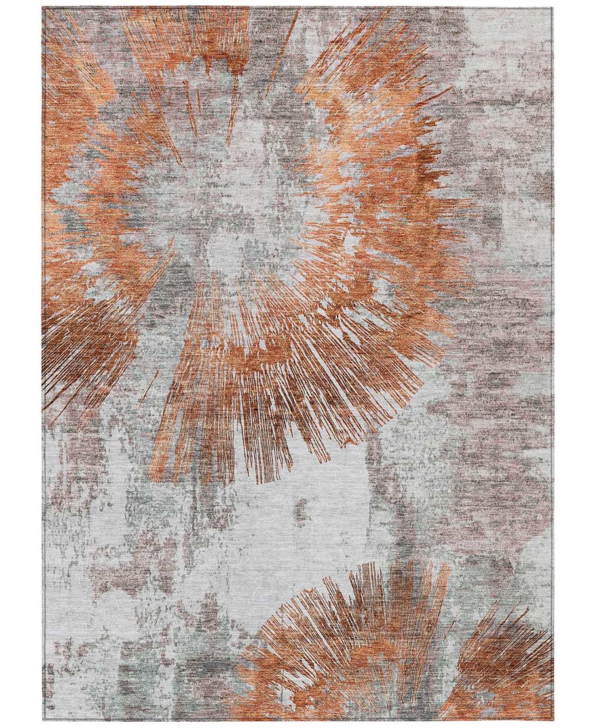 Addison Chantille Acn773 9'x12' Area Rug In Terracotta