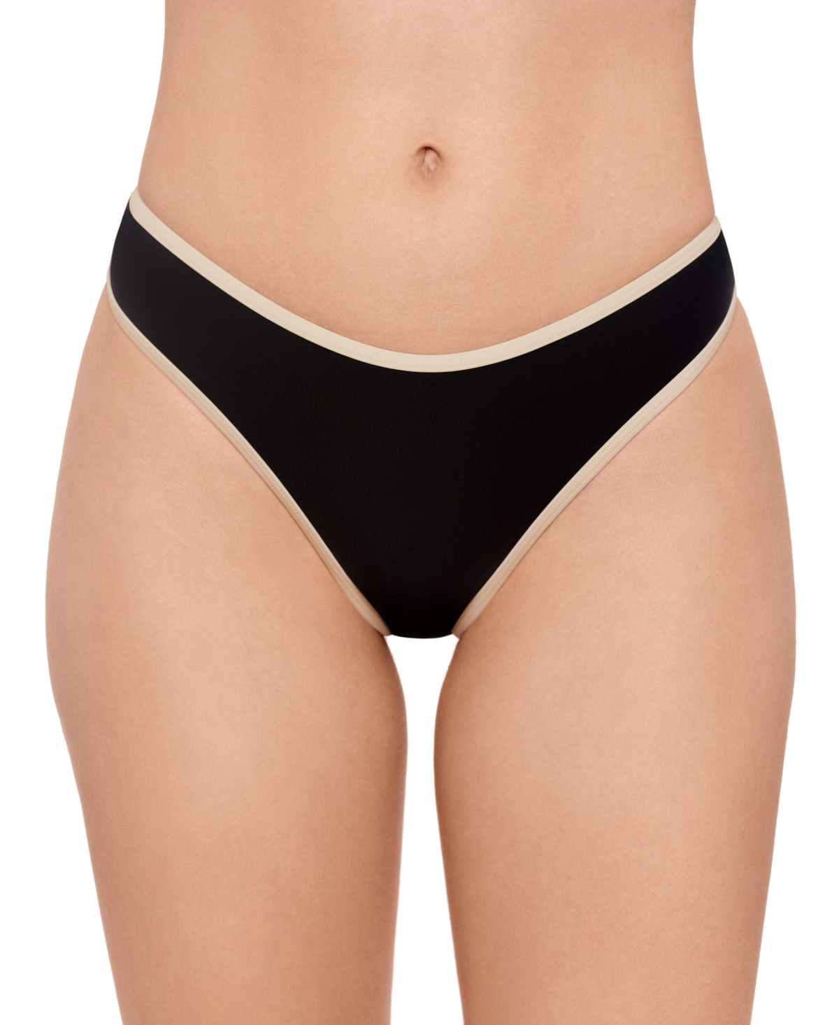 Salt + Cove Juniors' Hipster Bikini Bottoms, Exclusively At Macy's In Black