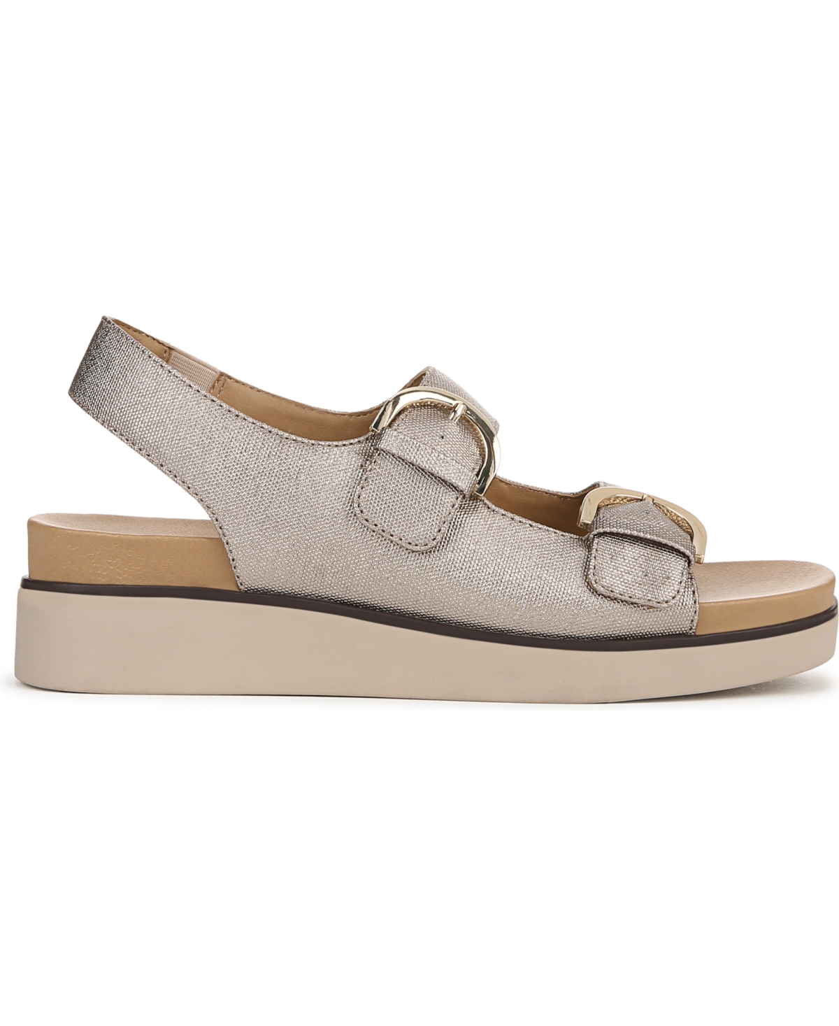 LIFESTRIDE WOMEN'S GOODIE SQUARE OPEN TOE SLINGBACK PLATFORM SANDALS 