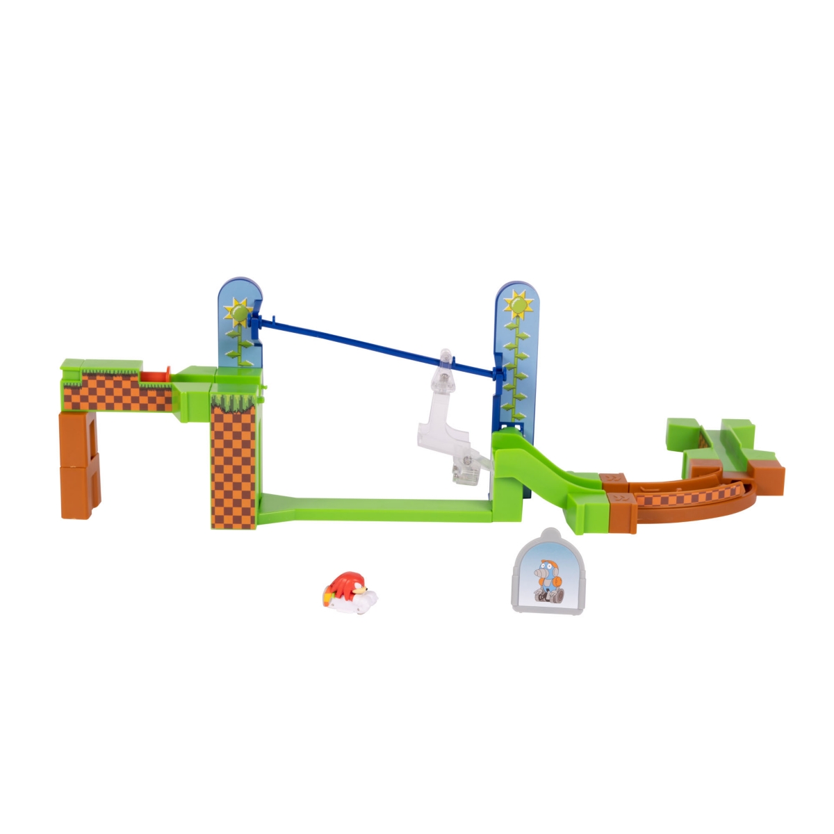 Sonic Go Go Racers Knuckles Adventure Playset In Multicolor