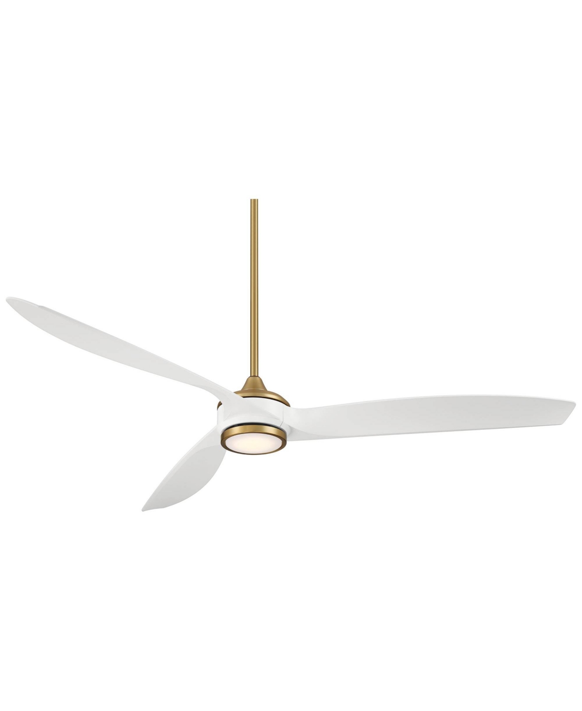 Casa Vieja La Jolla Surf Soft Brass Led Ceiling Fan with Remote