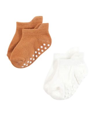 12 Pack Natural Non Skid No-Show Socks
