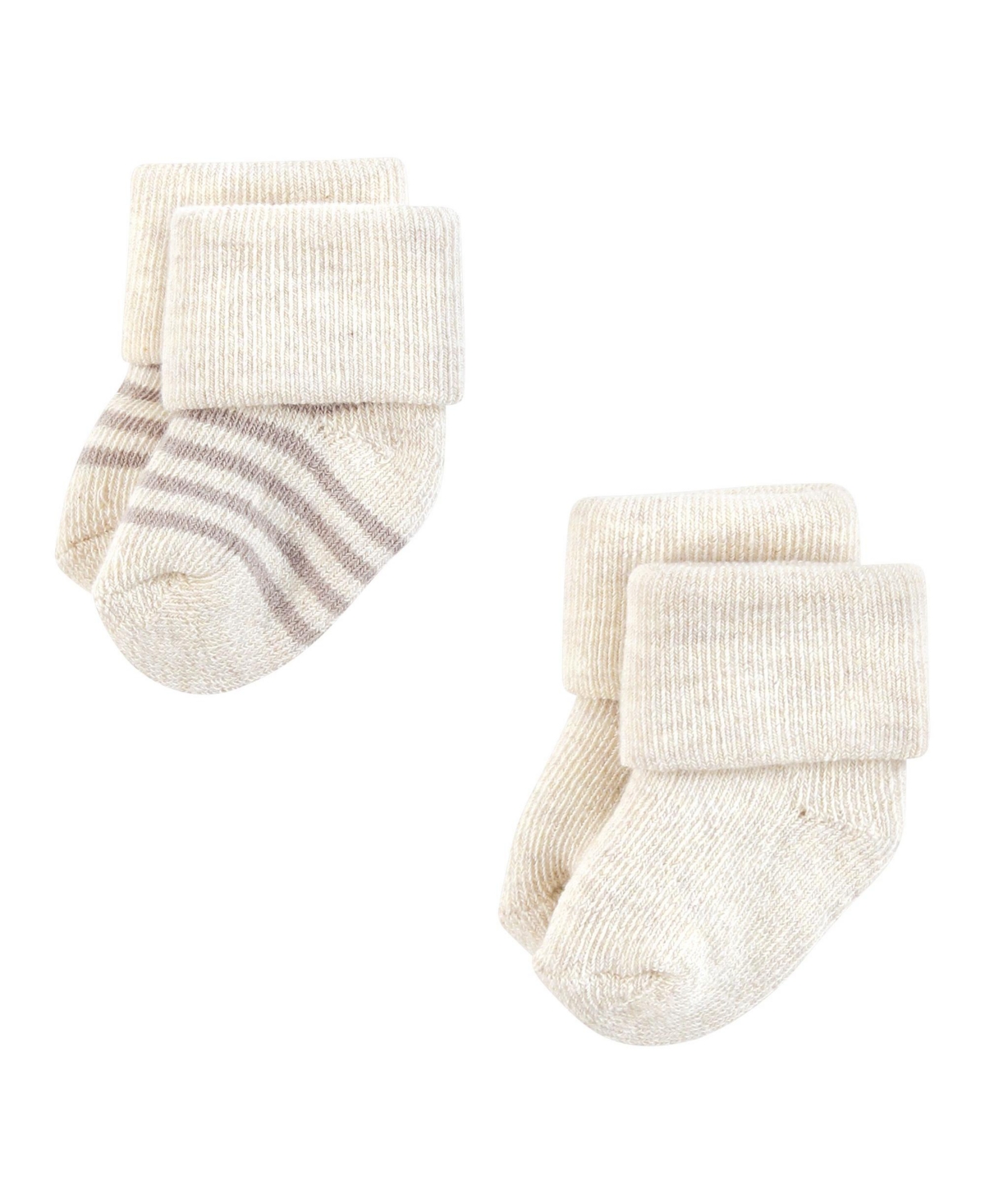 Hudson Baby Baby Boys Hudson Unisex Cotton Rich Newborn and Terry Socks, Months - Taupe sheep