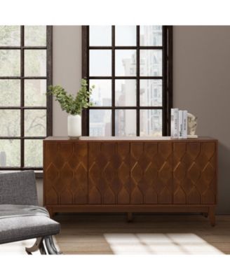 Olympia Mid-Century 60” Wide Sideboard with Adjustable Legs