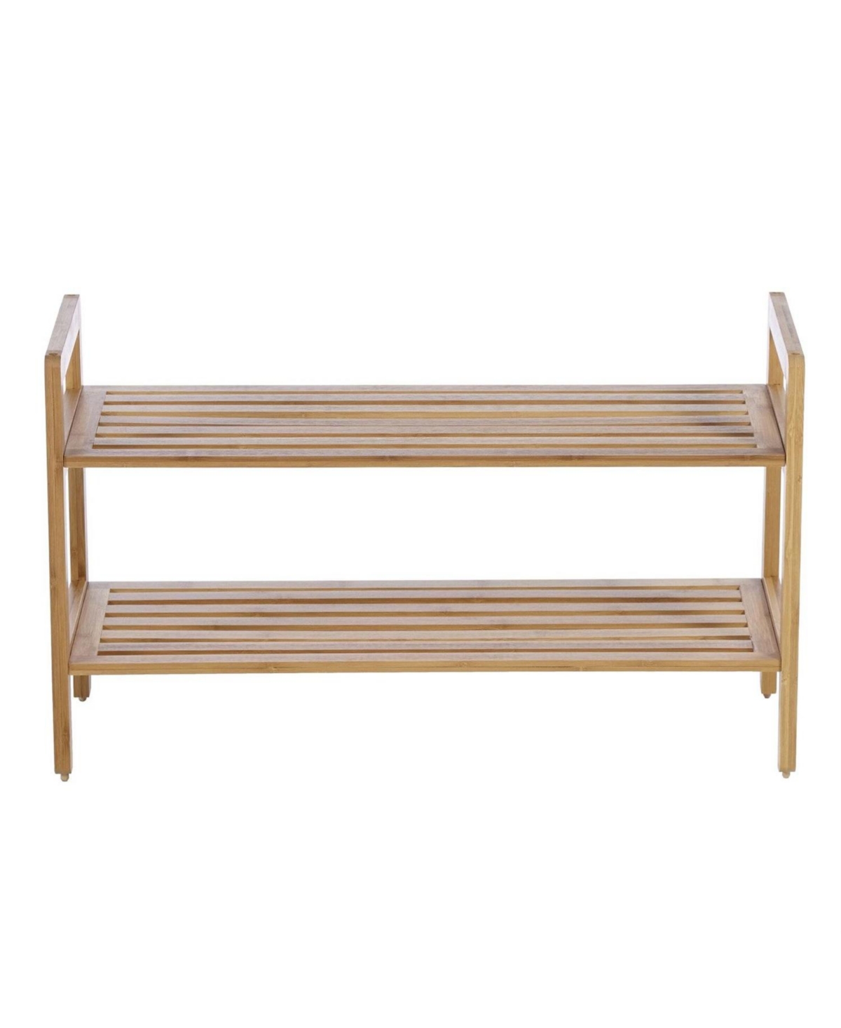 Slickblue Modern 2-Shelf Shoe Rack - Compact Storage Organizer for Entryway